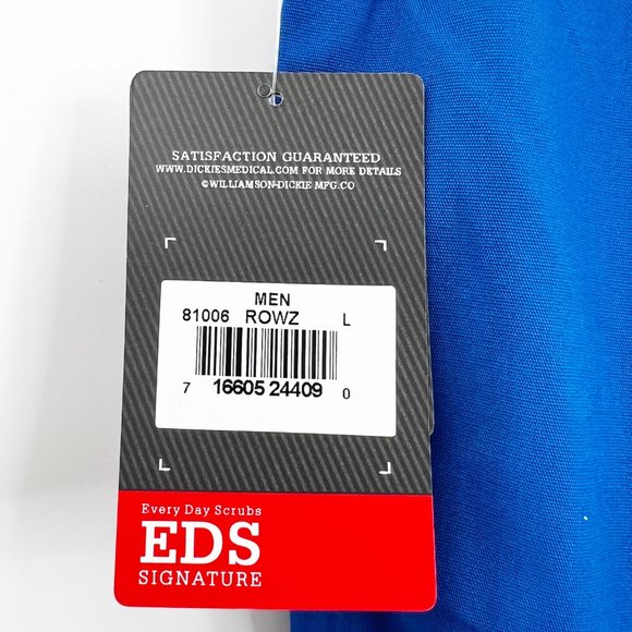 Dickies EDS Signature Cargo Scrub Pants Royal Blue Large - Picture 7 of 9